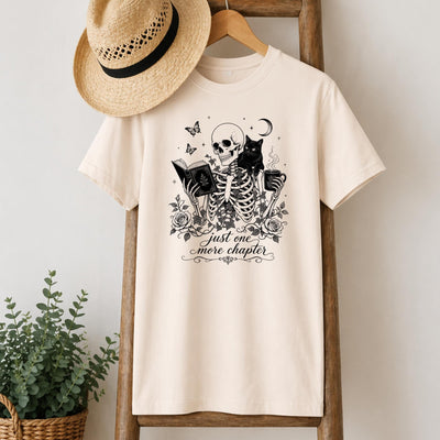 Just One More Chapter Skeleton T-Shirt