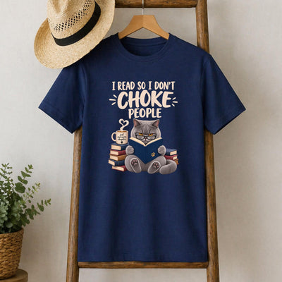 Sarcastic Reading Cat T-Shirt