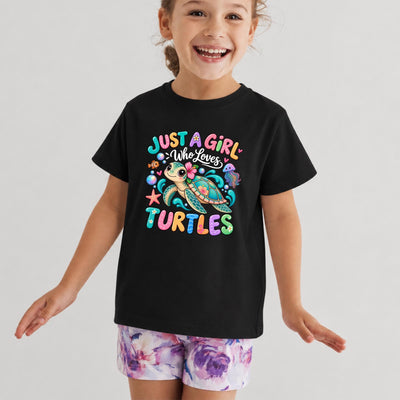 Just a Girl Who Loves Turtles Kids' T-Shirt