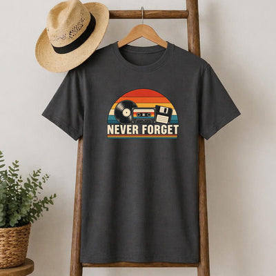 Never Forget Retro Tech T-Shirt