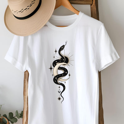 Celestial Moon Snake T-Shirt