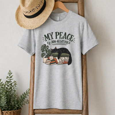 My Peace Is Non-Negotiable Cat T-Shirt
