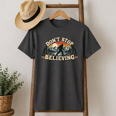 Don't Stop Believing Bigfoot T-Shirt