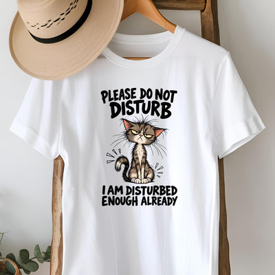 Please Do Not Disturb Cat T-Shirt