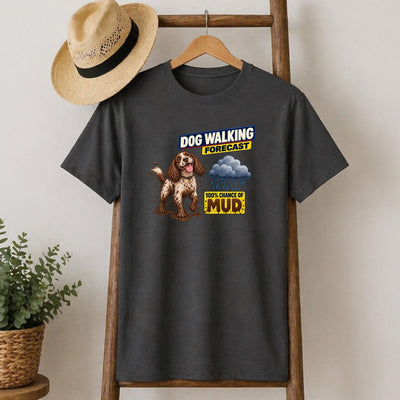 Dog Walking Forecast T-Shirt