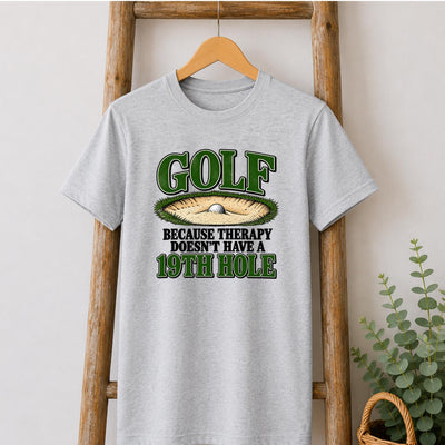 19th Hole Golf Therapy T-Shirt