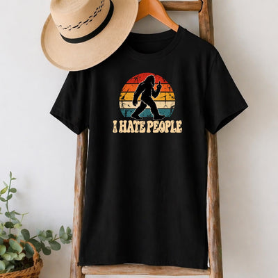 I Hate People Bigfoot T-Shirt