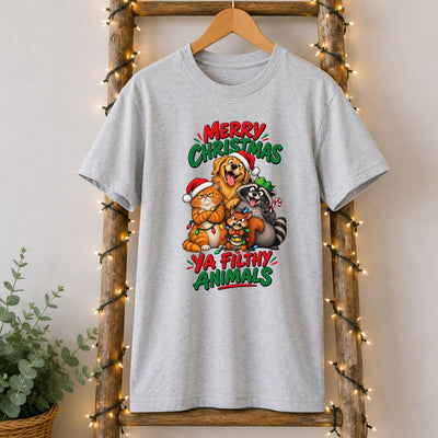 Merry Christmas Ya Filthy Animals T-Shirt