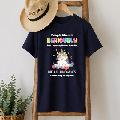 Stop Expecting Normal From Me Unicorn T-Shirt