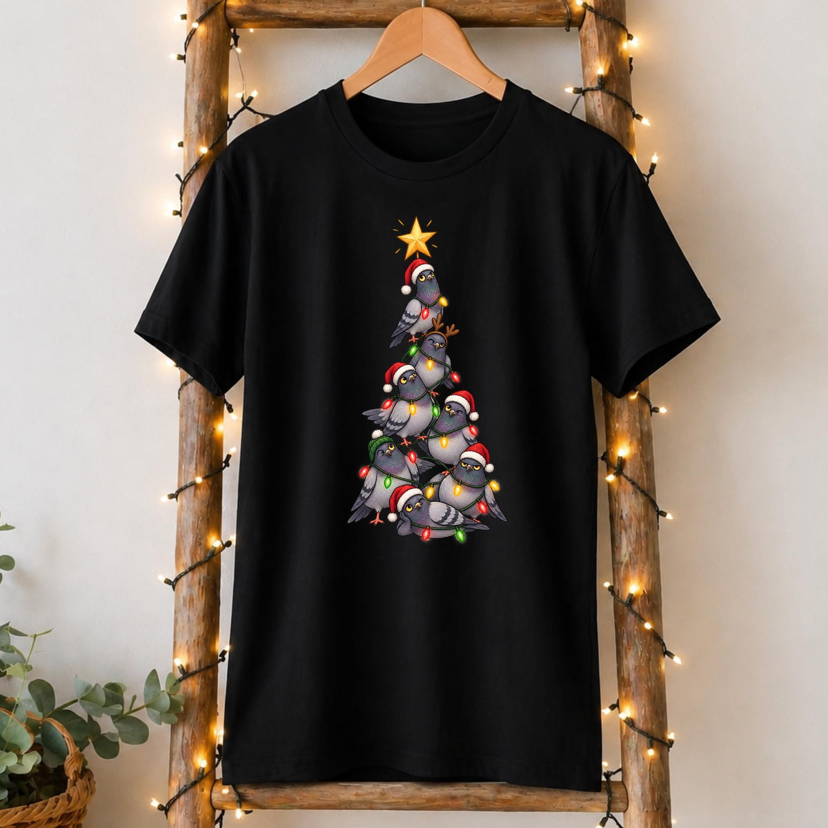 Christmas Pigeon T-Shirt