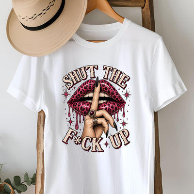 Shut Up Leopard Lips T-Shirt