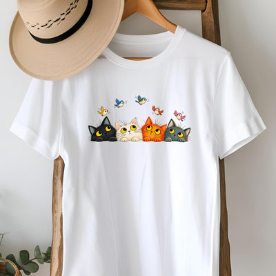 Bird Watching Cats T-Shirt
