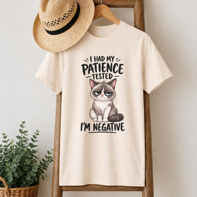 I Had My Patience Tested Cat T-Shirt