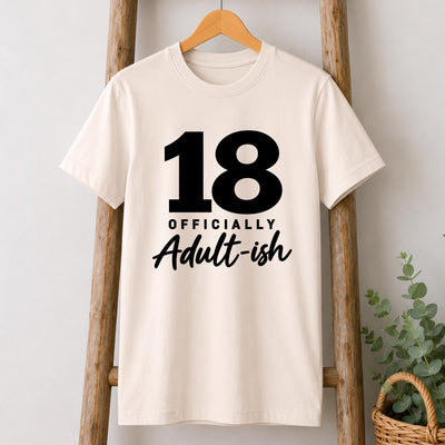 Officially Adult-ish 18th Birthday T-Shirt
