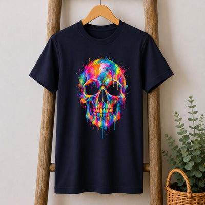 Paint Splash Skull T-Shirt