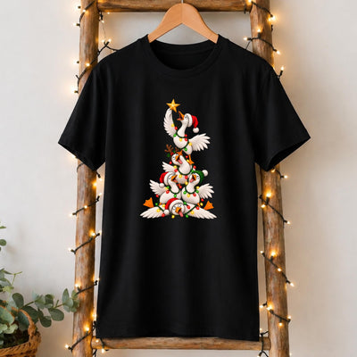 Christmas Goose Tree T-Shirt