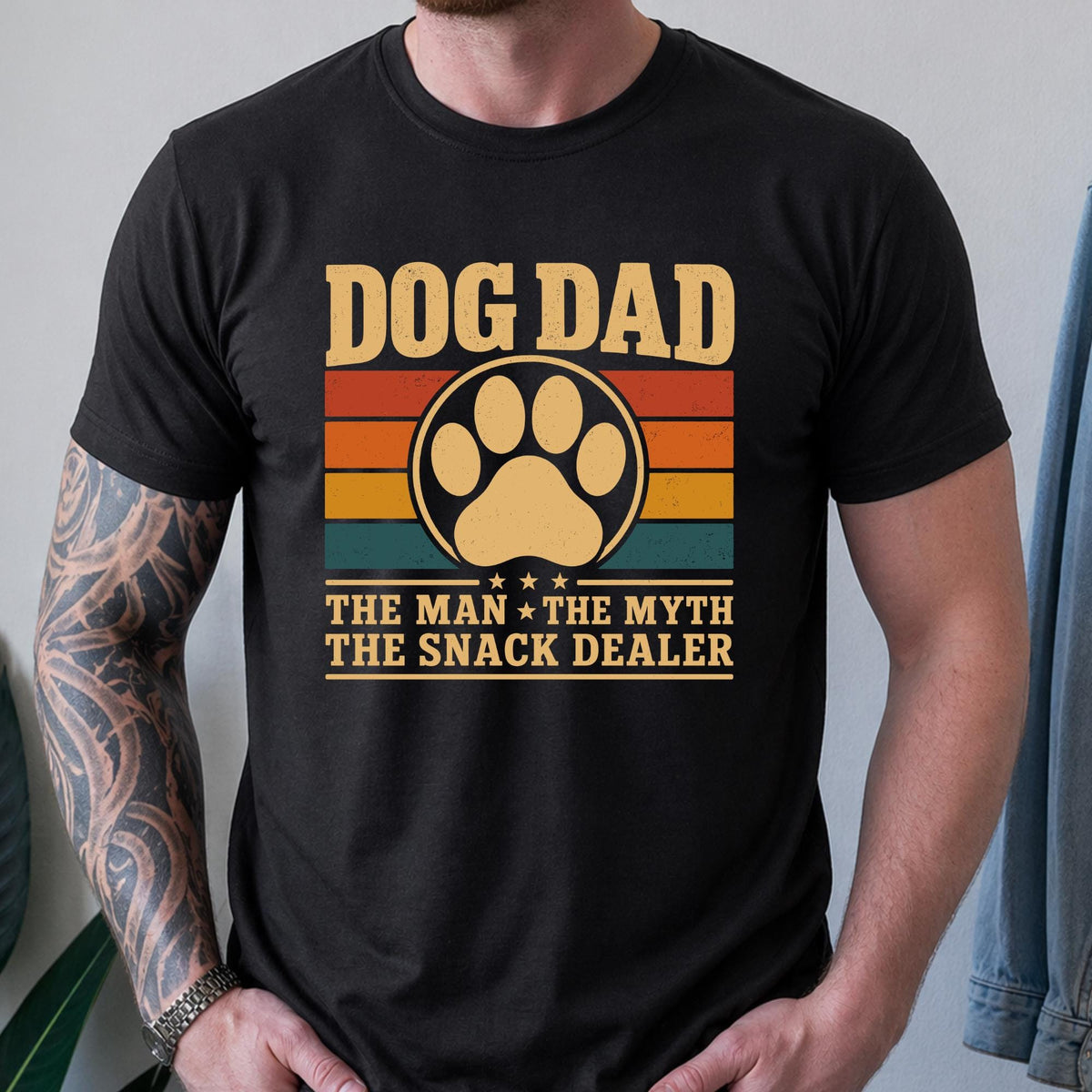 Dog Dad Snack Dealer T-Shirt
