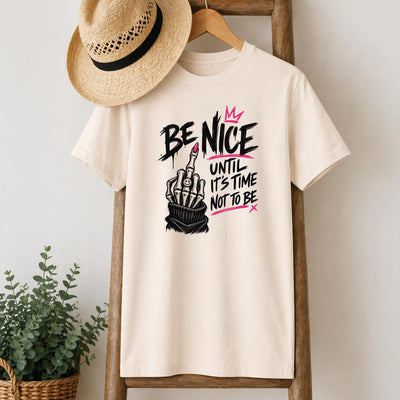 Be Nice Skeleton T-Shirt