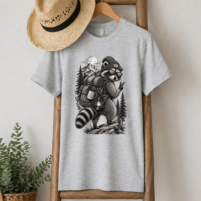 Hiking Raccoon T-Shirt
