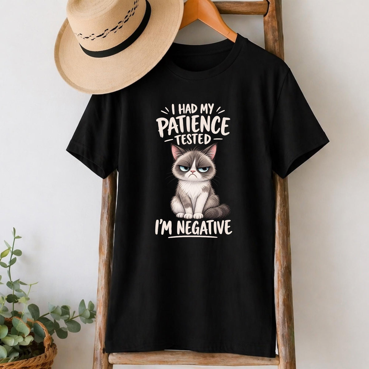 I Had My Patience Tested Cat T-Shirt