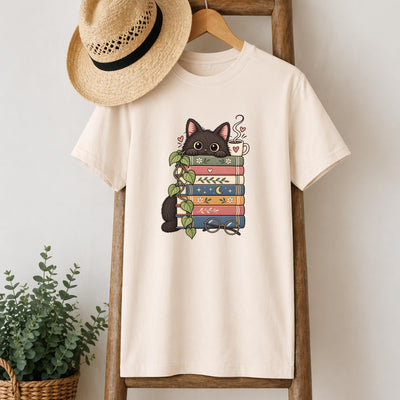 Bookish Cat T-Shirt