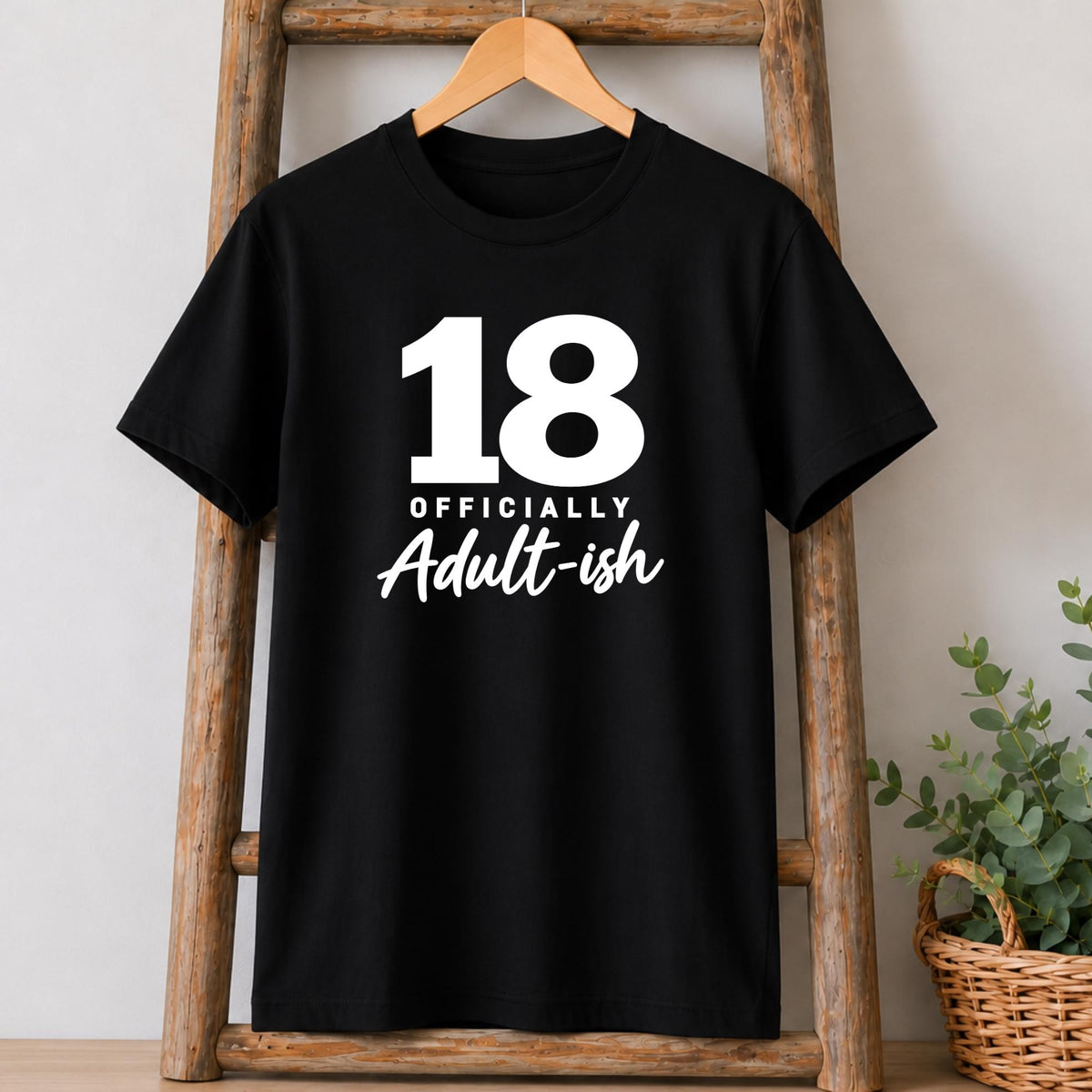 Officially Adult-ish 18th Birthday T-Shirt