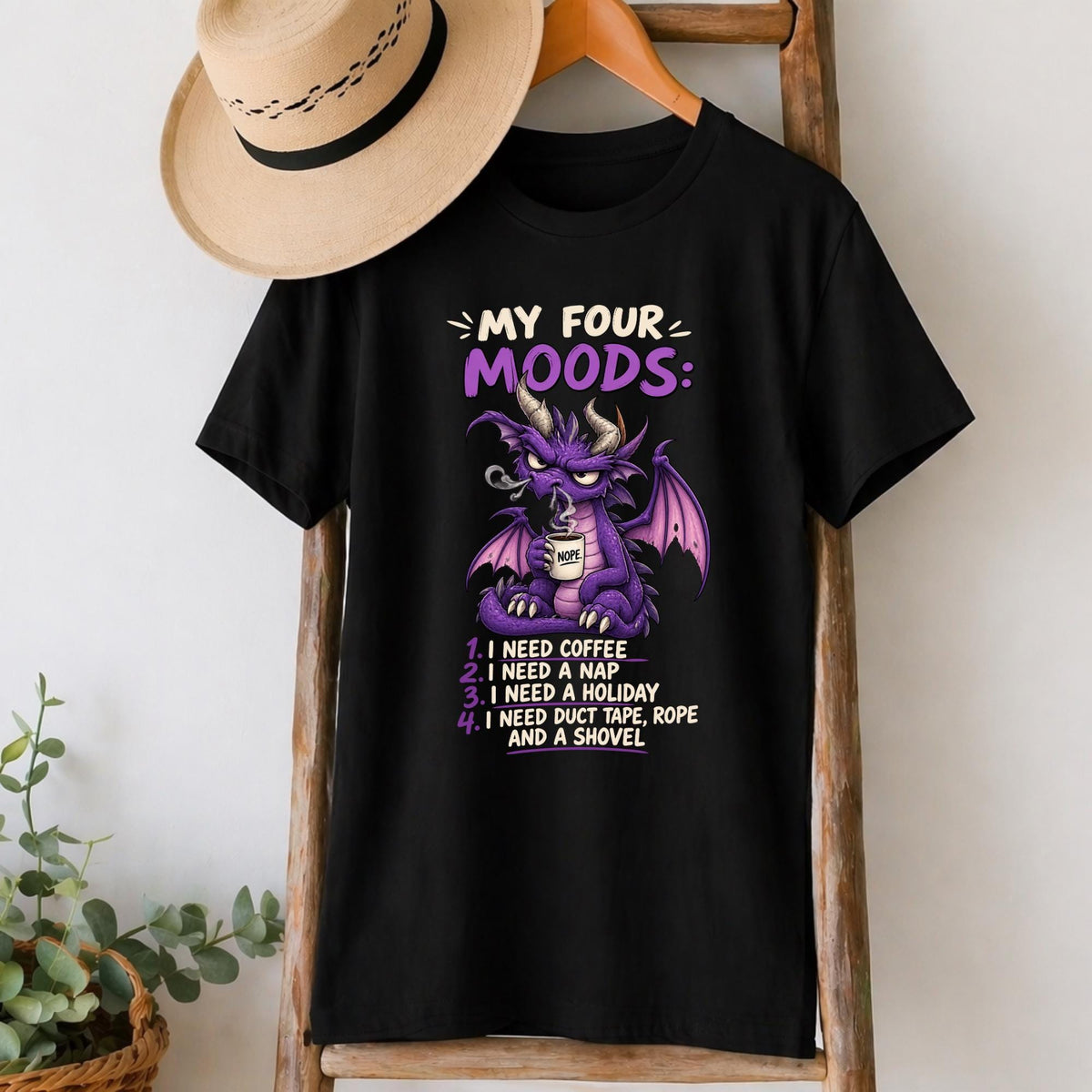 My Four Moods Dragon T-Shirt