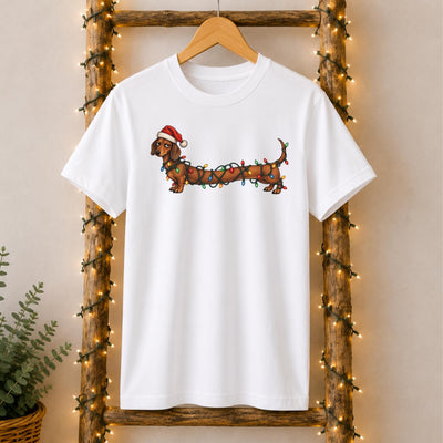 Christmas Lights Dachshund T-Shirt