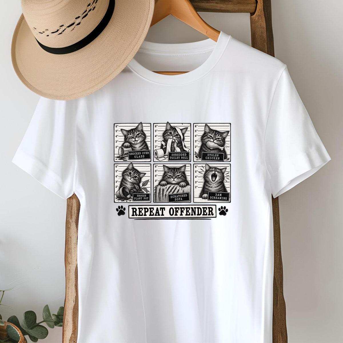 Repeat Offender Cat T-Shirt