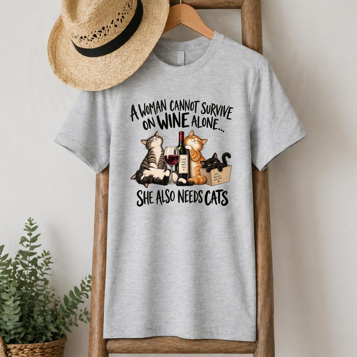 Cats and Wine T-Shirt