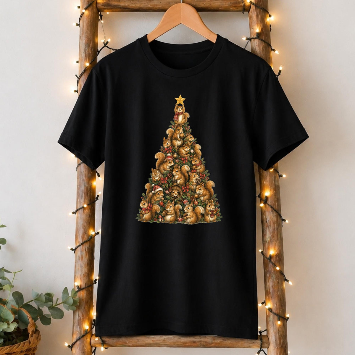 Christmas Tree Squirrel T-Shirt