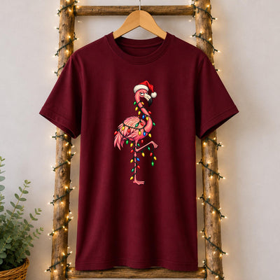 Christmas Flamingo T-Shirt