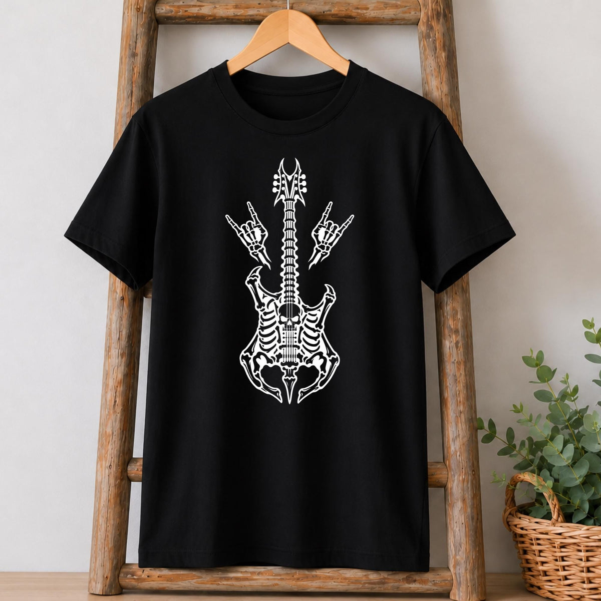Skeleton Guitar T-Shirt
