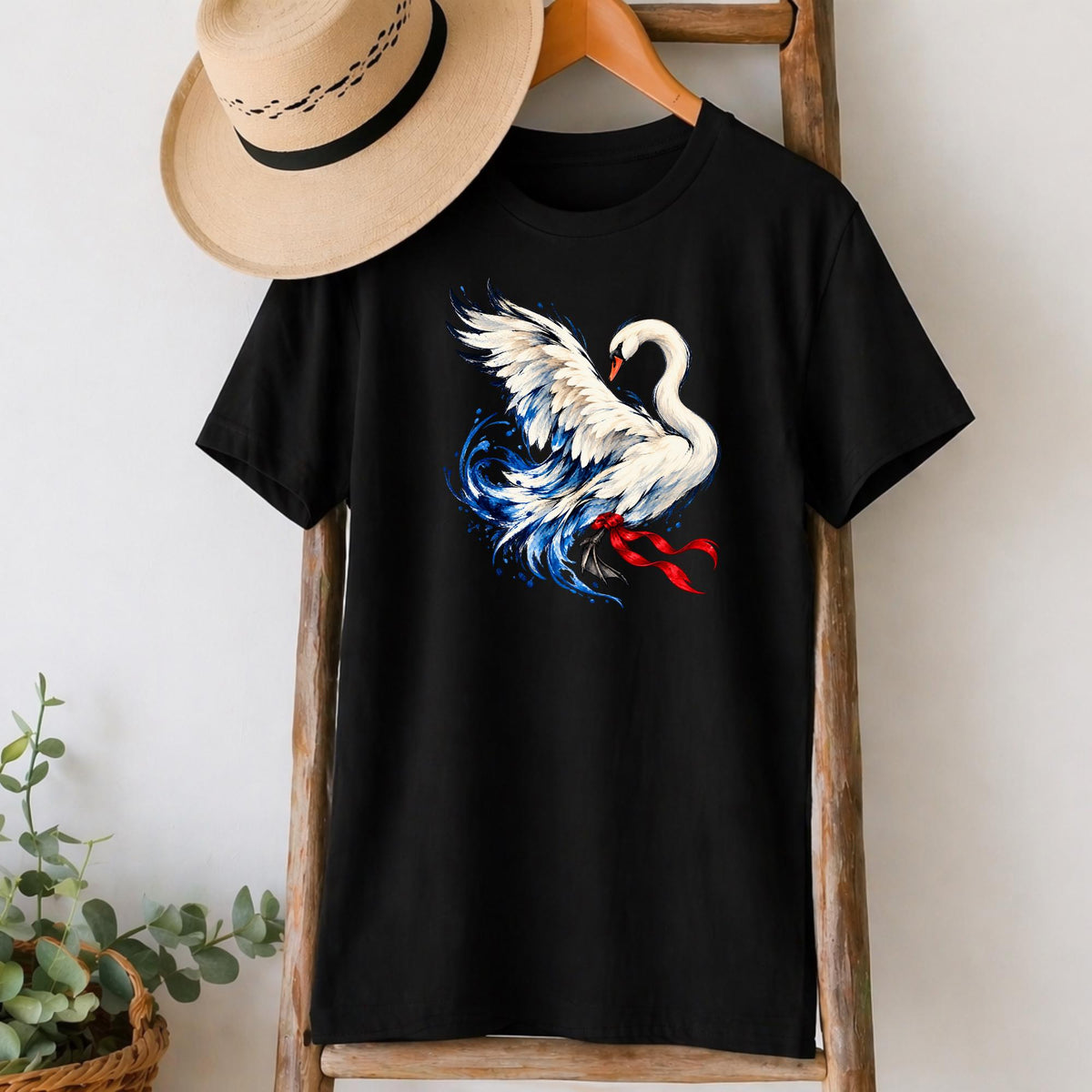 Watercolour Swan T-Shirt
