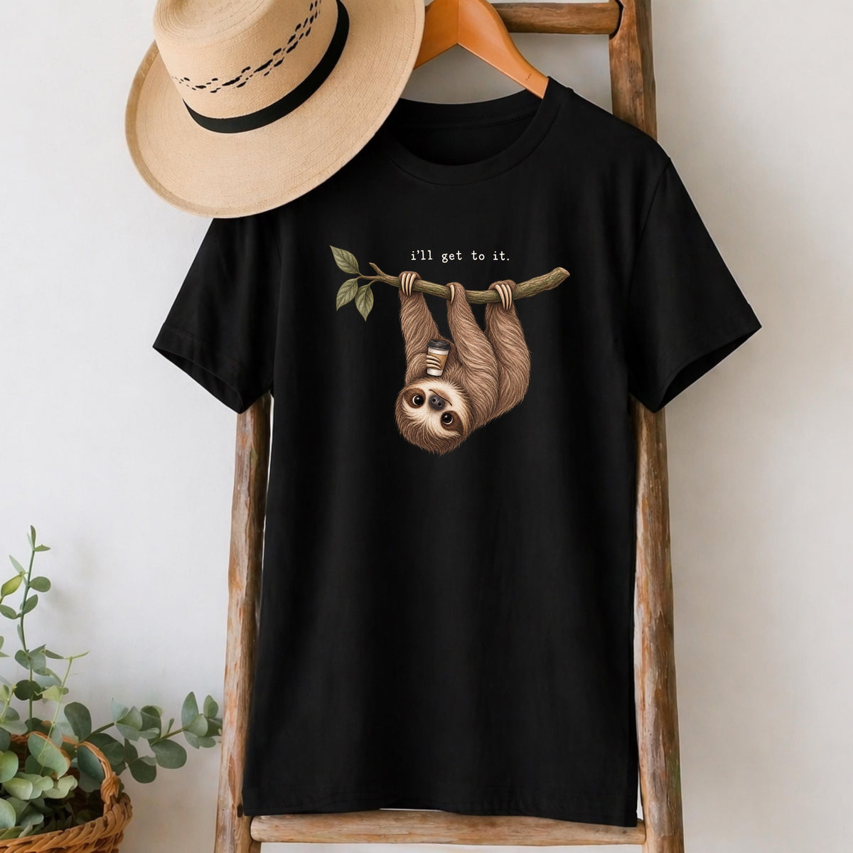 I'll Get To It Sloth T-Shirt