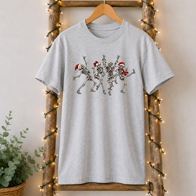 Dancing Skeleton Christmas T-Shirt