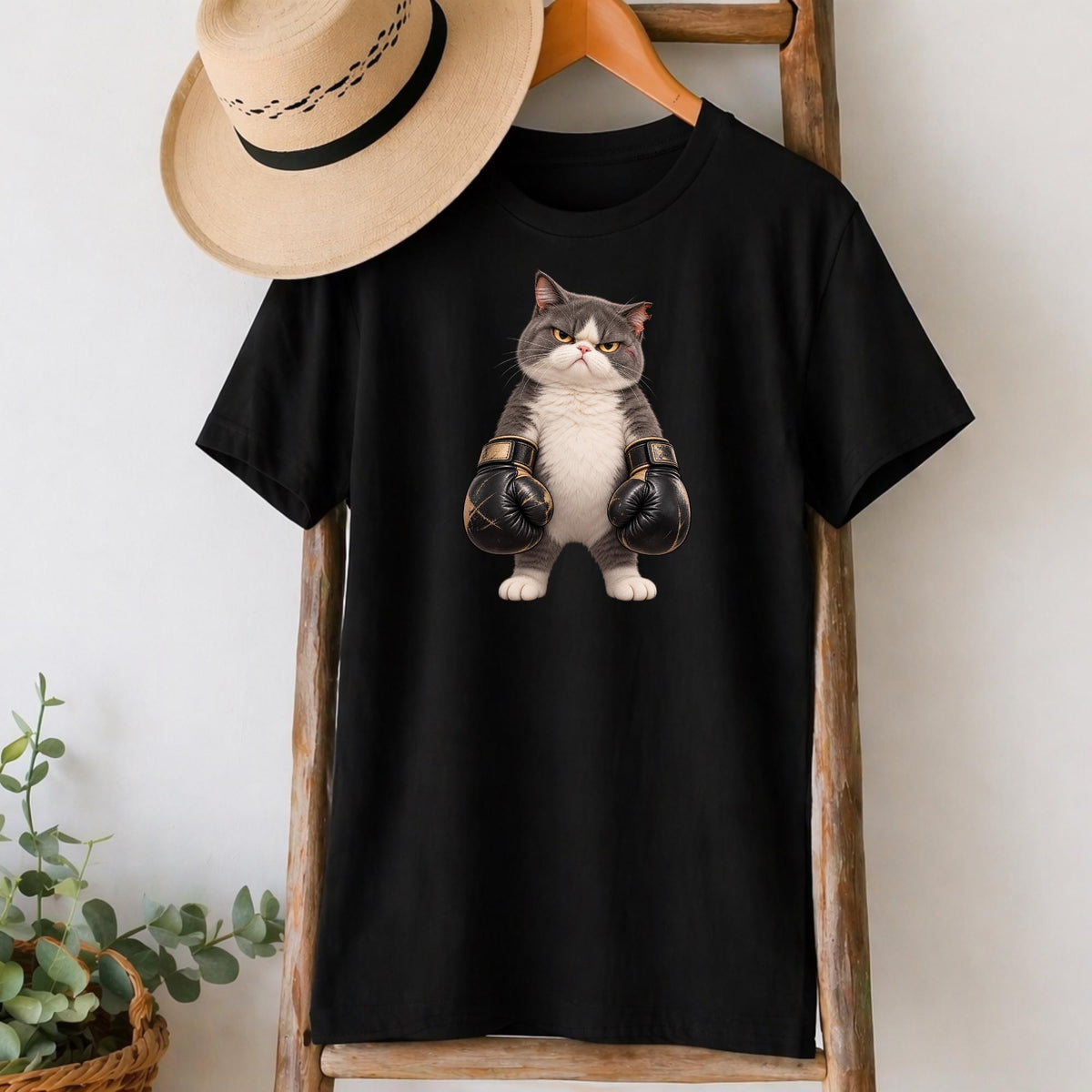 Boxing Cat T-Shirt
