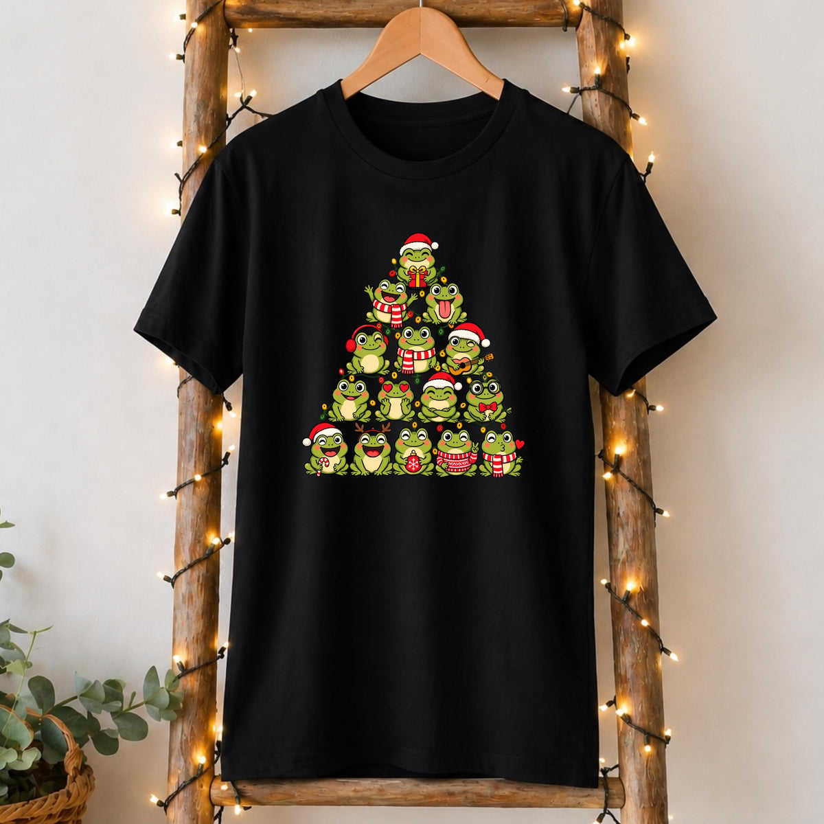 Christmas Tree Frogs T-Shirt