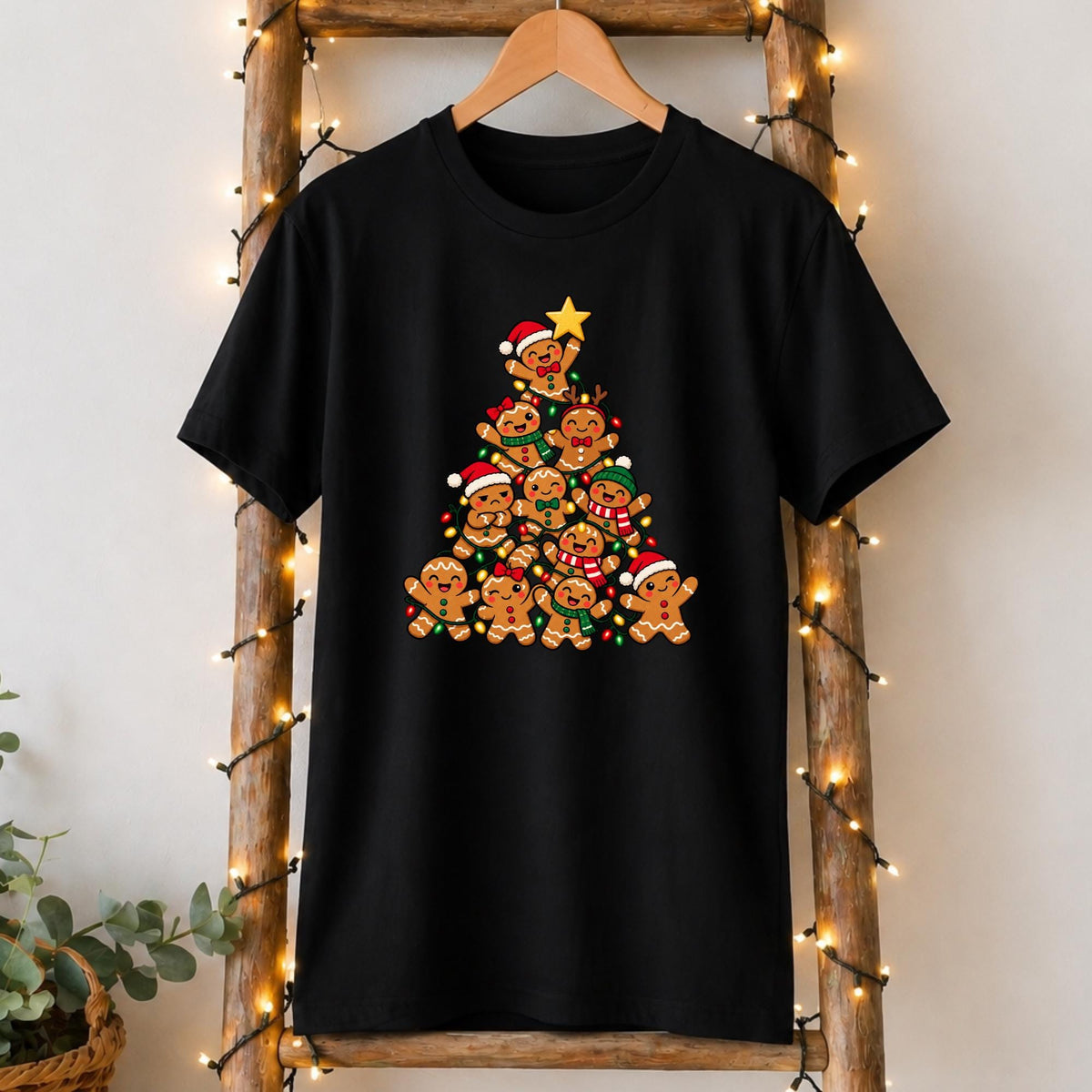 Gingerbread Christmas Tree T-Shirt