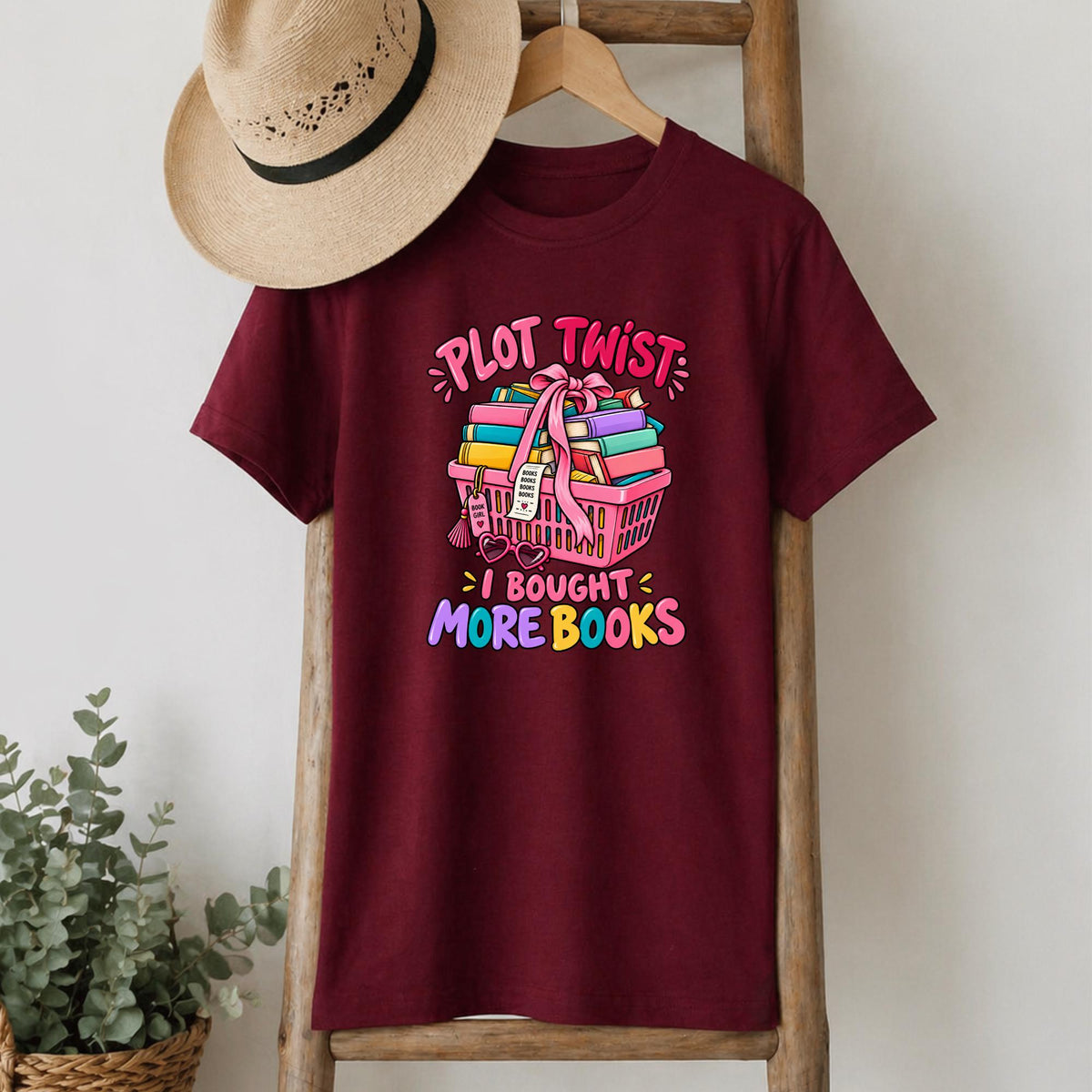 Plot Twist, I Bought More Books T-Shirt