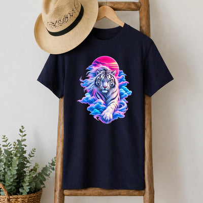 Colourful White Tiger T-Shirt