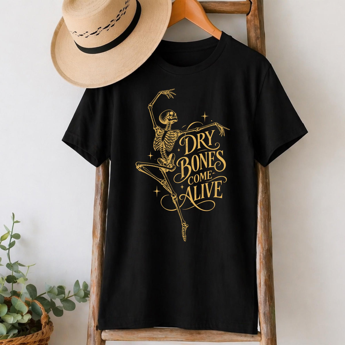 Dry Bones Dancing Skeleton T-Shirt