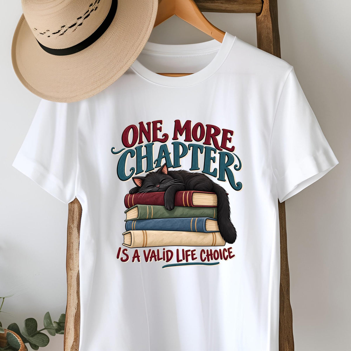 One More Chapter Black Cat T-Shirt