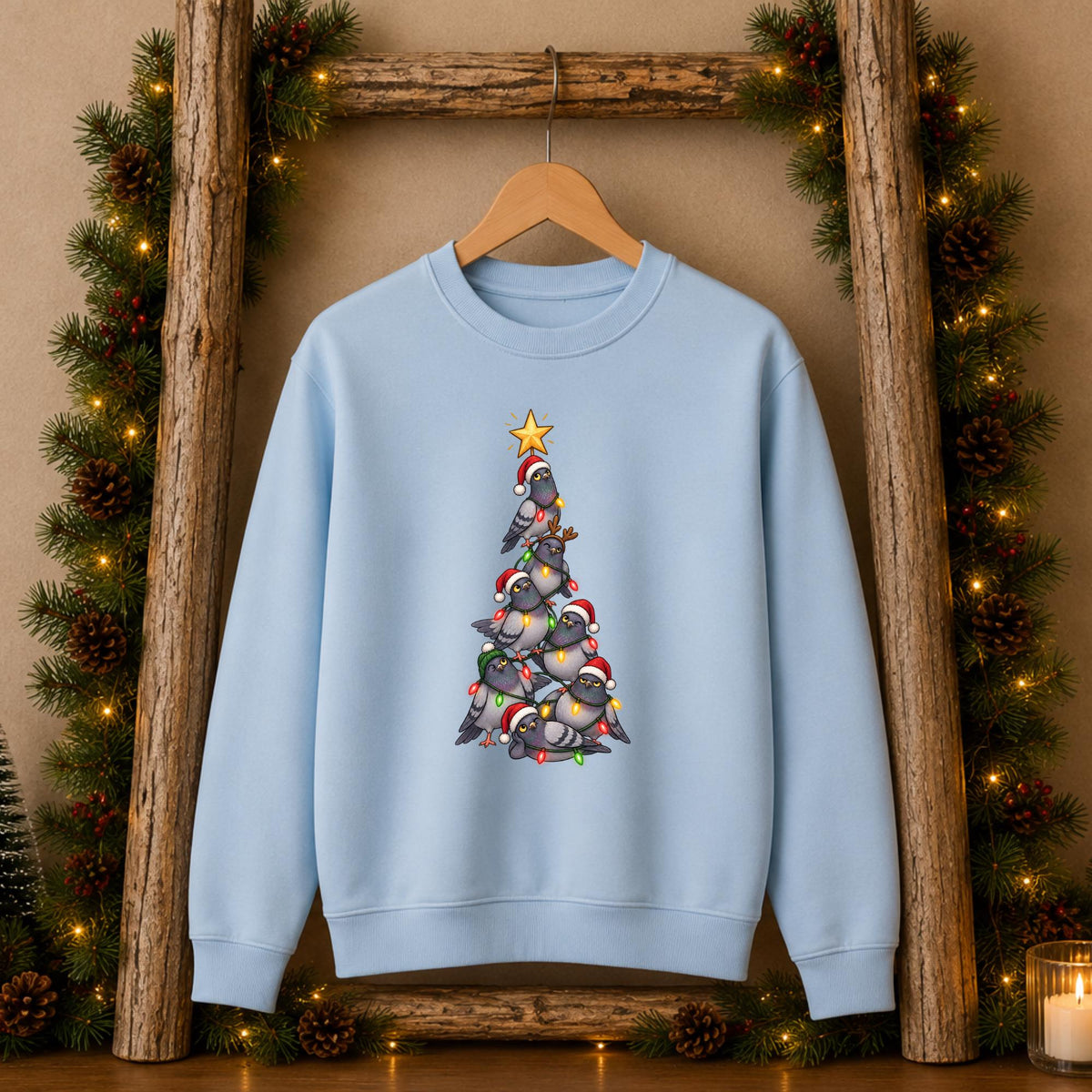 Christmas Pigeon Sweatshirt