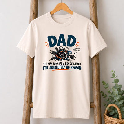 Box of Cables Dad T-Shirt