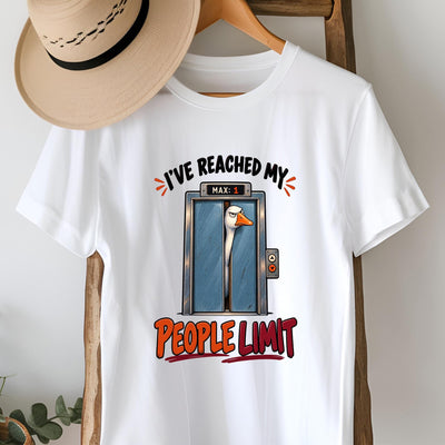 I've Reached My People Limit Goose T-Shirt