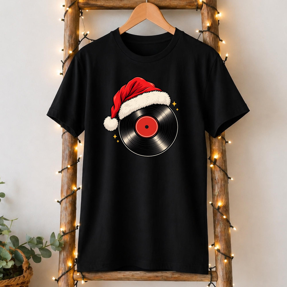 Christmas Vinyl Record T-Shirt